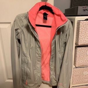 North face women’s raincoat size small
